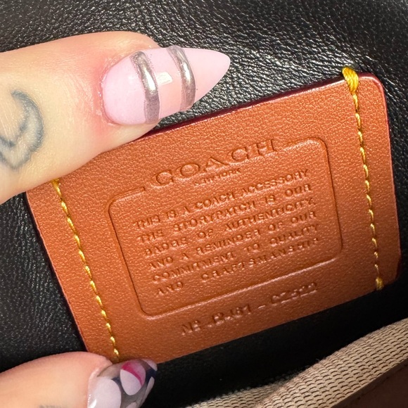 Coach Tabby Crossbody/Wristlet Pillow Quilting And Crystal Rivets NWT - Picture 13 of 16